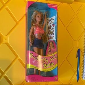 Vintage 1995 NRB Butterfly Art Barbie